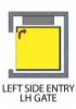 Left Side Entry Left Hand Gate